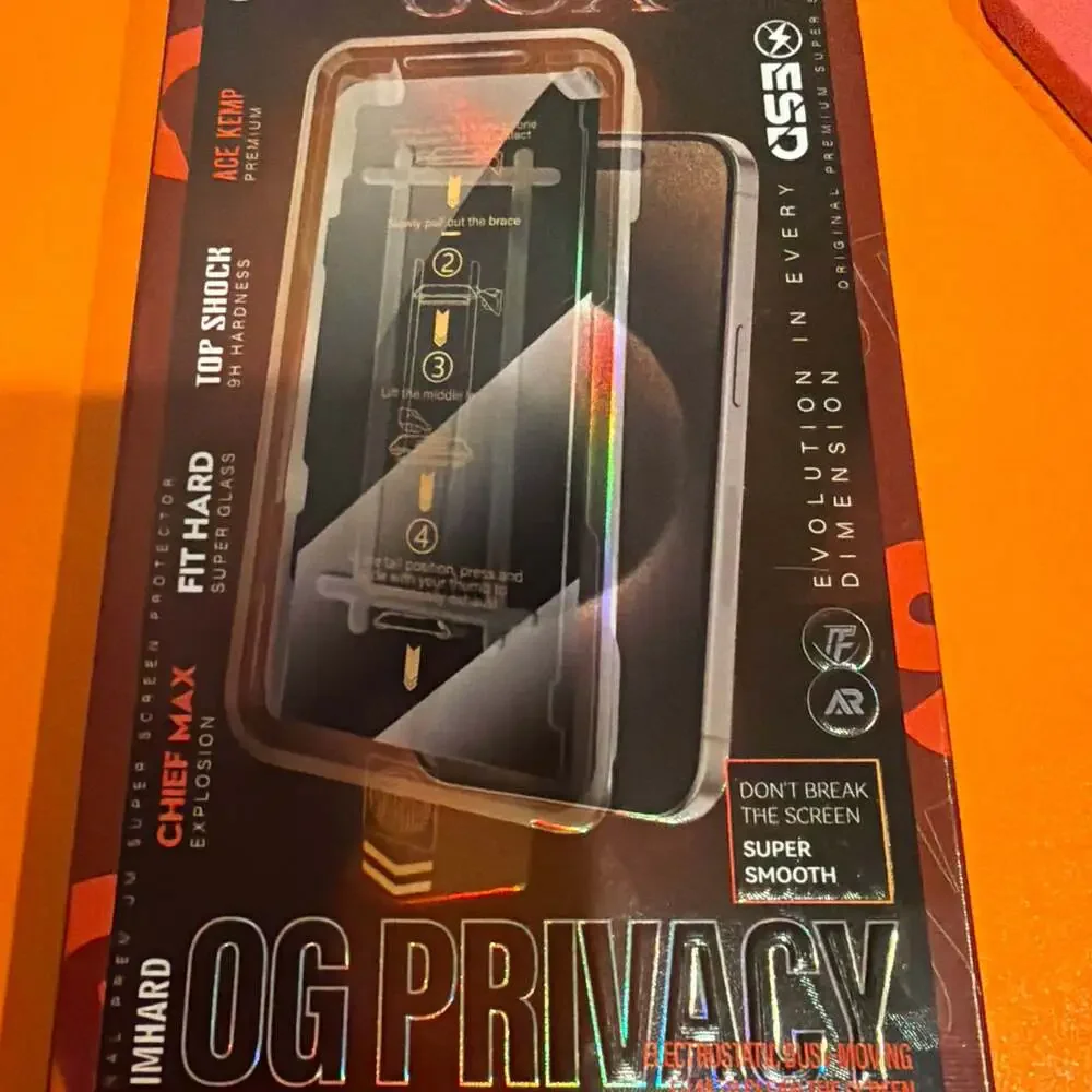 MAGIC Glass OG Privacy‎ Screen Protector Easy Installation Box 5 1/2